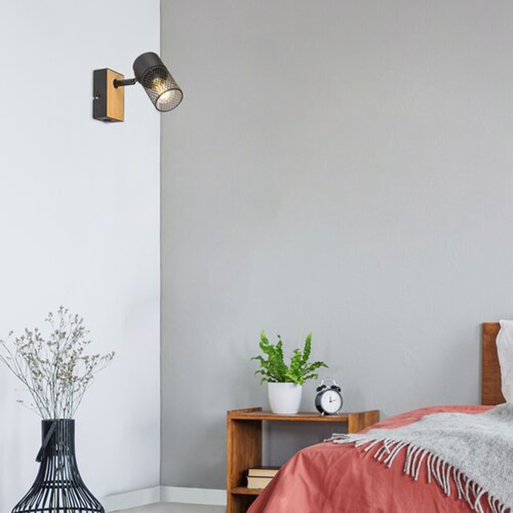 Plafoniera RABALUX Metta, E14, 1x40W, IP20, negru