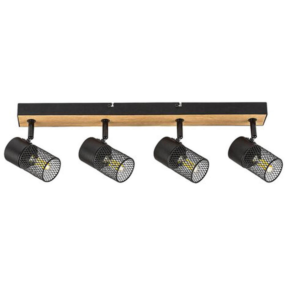 Plafoniera RABALUX Metta, E14, 4x40W, IP20, negru