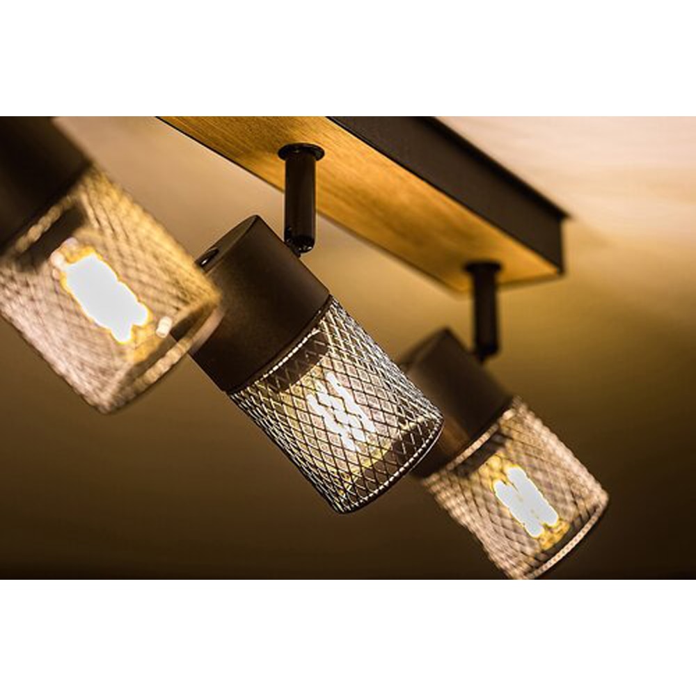 Plafoniera RABALUX Metta, E14, 4x40W, IP20, negru