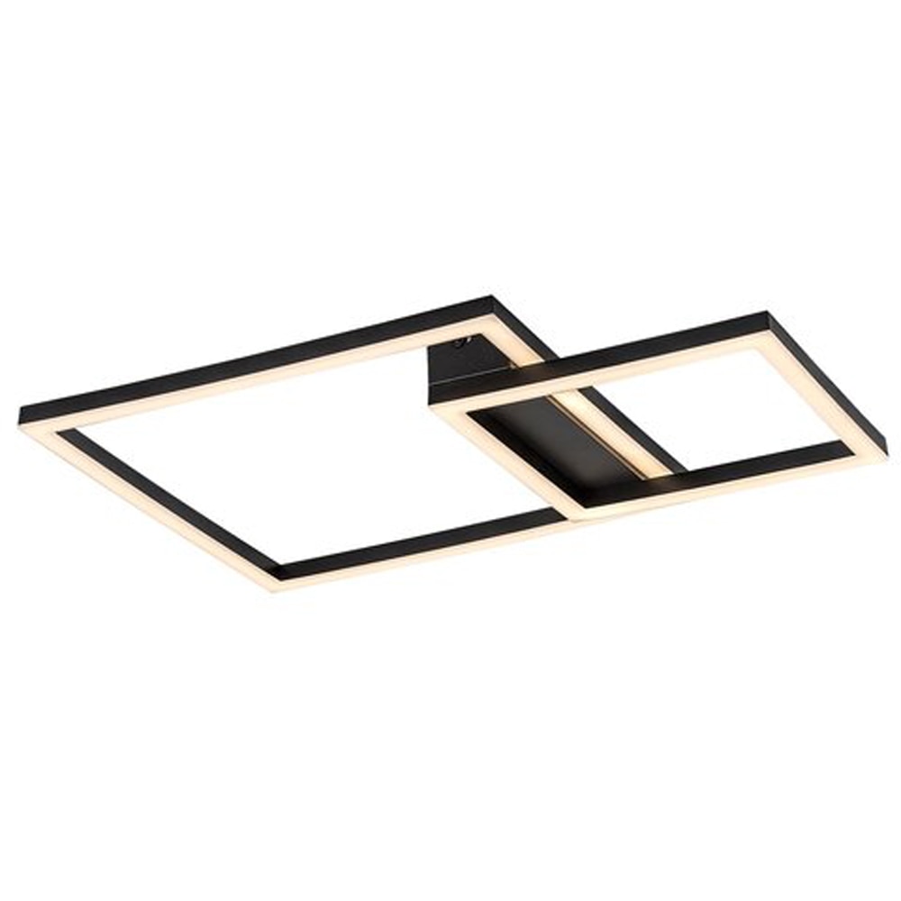 Plafoniera RABALUX Heleth, 24W, 1530lm, 3000K, IP20, negru