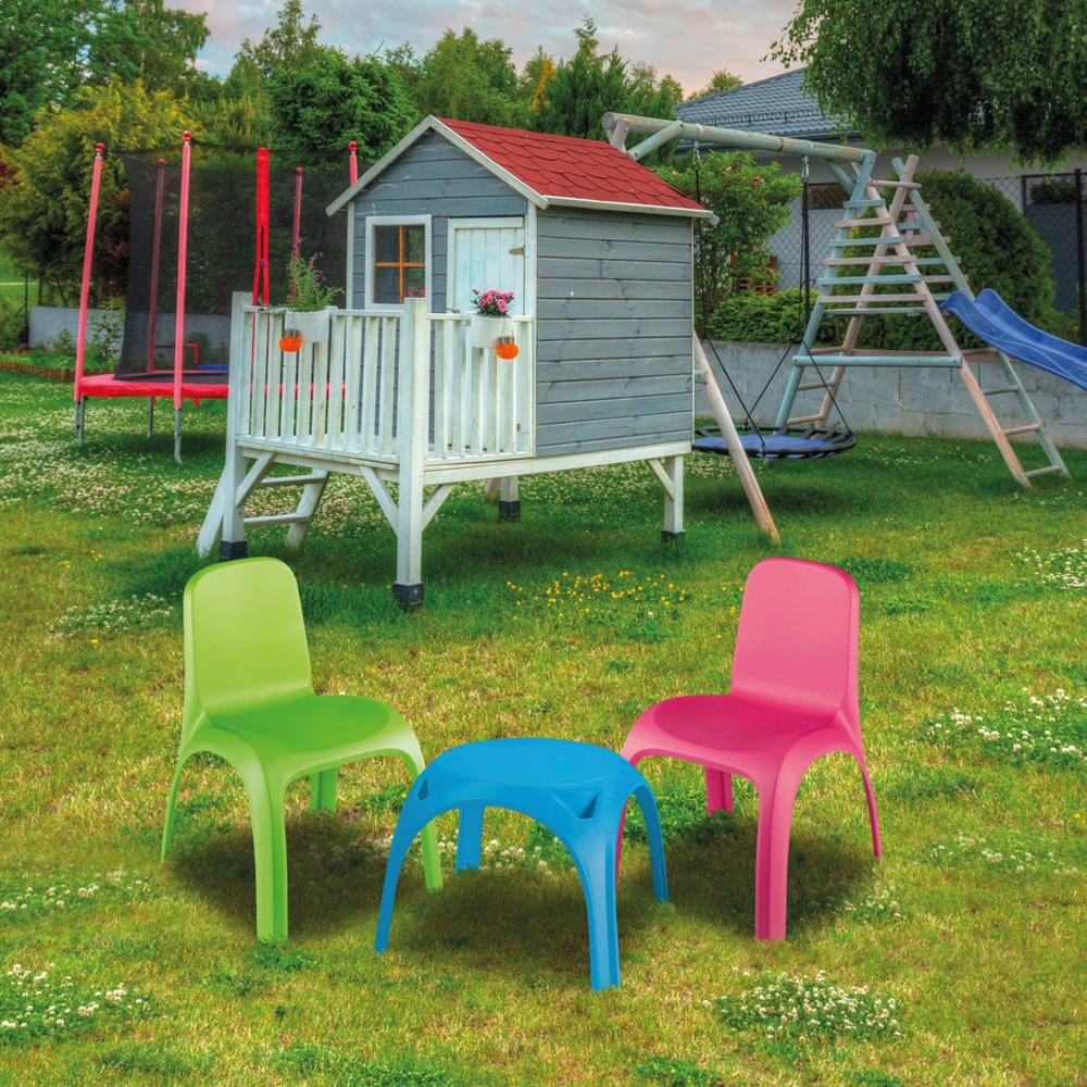 Scaun terasa copii KETER, polipropilena, 40 x 38 x 53 cm, verde