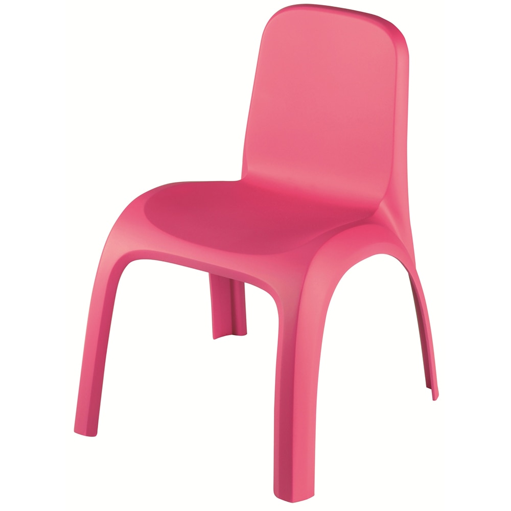 Scaun terasa copii KETER, polipropilena, 40 x 38 x 53 cm, roz