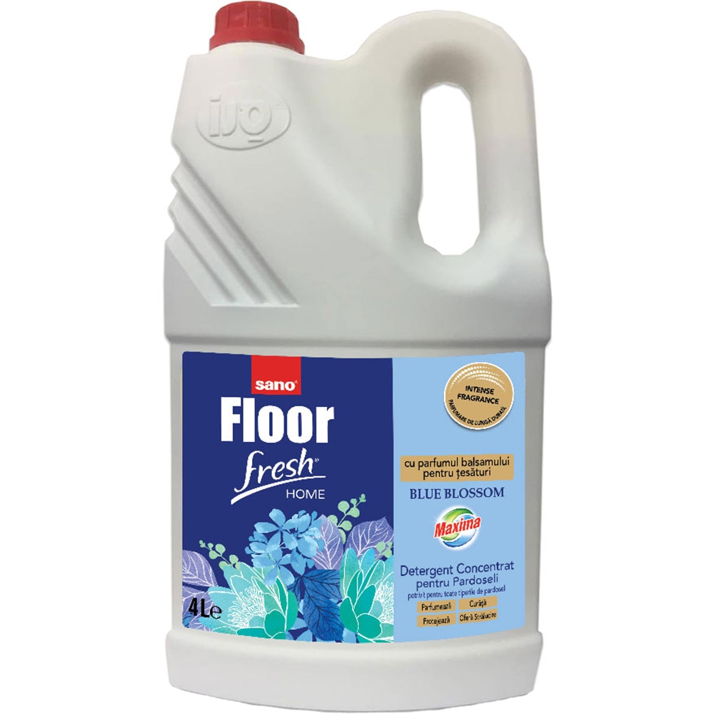 Detergent pardoseli SANO Floor Fresh Home, Blue Blossom, 4 l