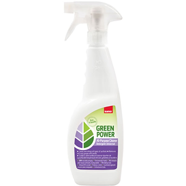 Solutie de curatare suprafete SANO Green Power, 750 ml