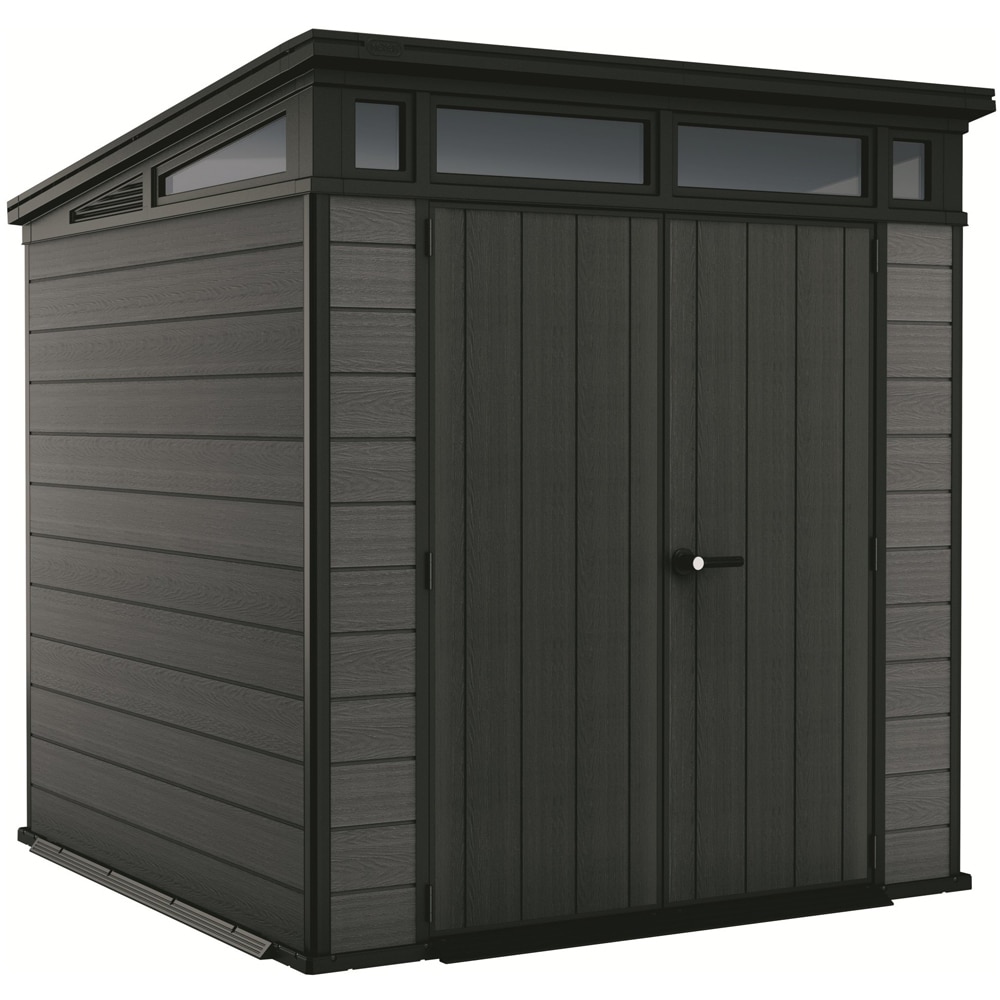 Casuta de gradina KETER Cortina 7x7, plastic, 216 x 218 x 226 cm, gri