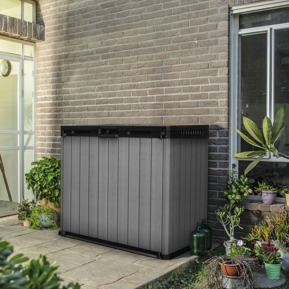Lada depozitare KETER Sio Darwin 1150 L, polipropilena, 141 x 82 x 120 cm, gri antracit