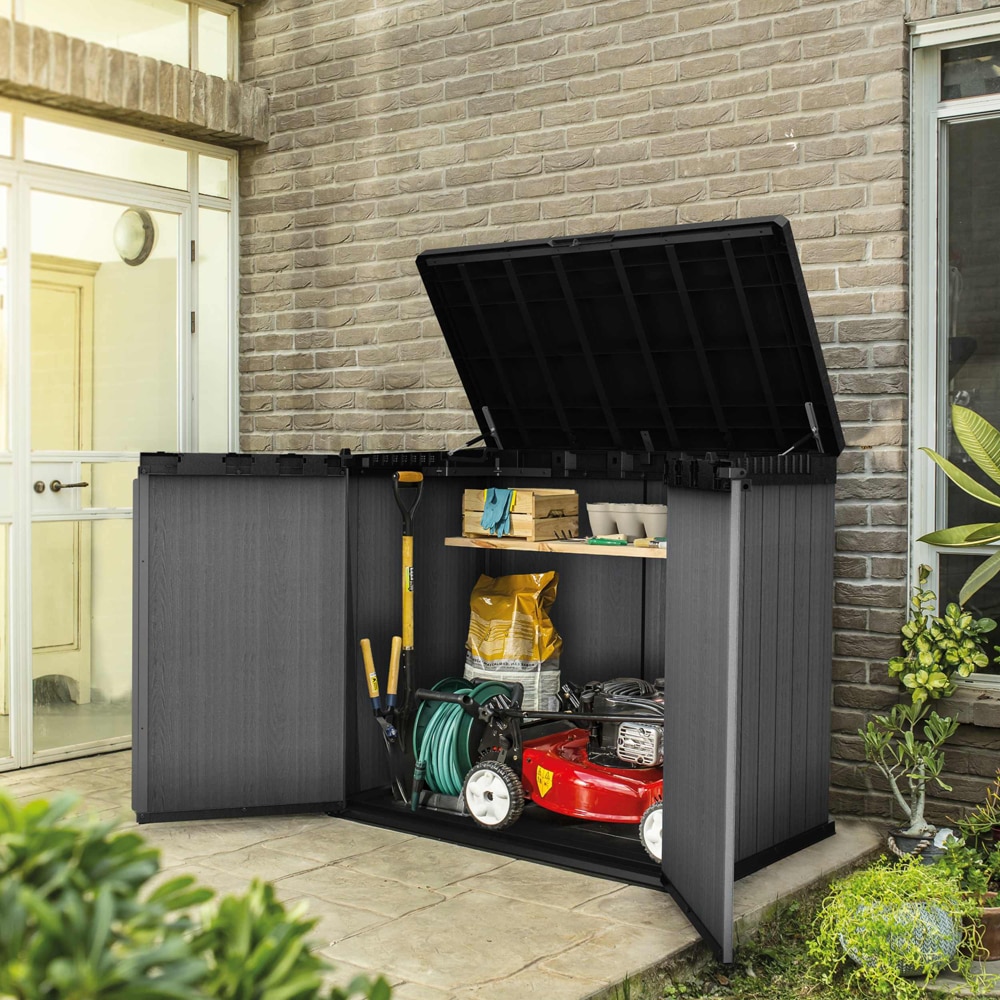 Lada depozitare KETER Sio Darwin 1150 L, polipropilena, 141 x 82 x 120 cm, gri antracit