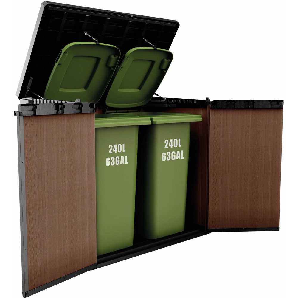 Lada depozitare KETER Sio Darwin 1150 L, polipropilena, 141 x 82 x 120 cm, maro