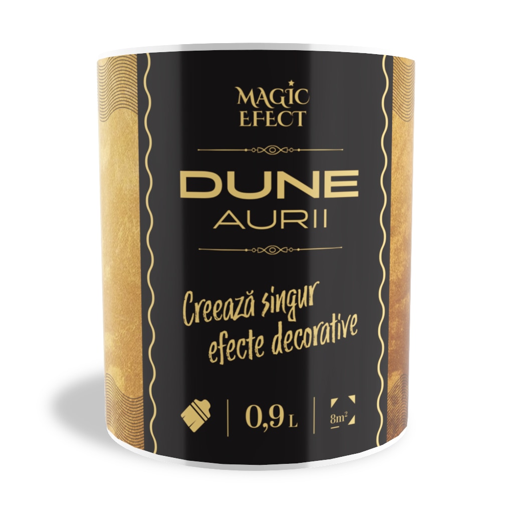 Vopsea cu efect decorativ, auriu 02,  0.9L - Magic Effect Dune