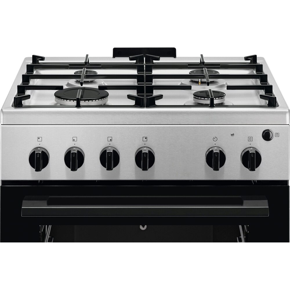 Aragaz ELECTROLUX LKG604013X, 4 arzatoare, Gaz, L 60 cm, Grill, Rotisor, inox