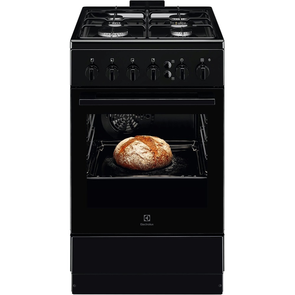 Aragaz ELECTROLUX LKG504022K, 4 arzatoare, Gaz, L 50 cm, Grill, negru
