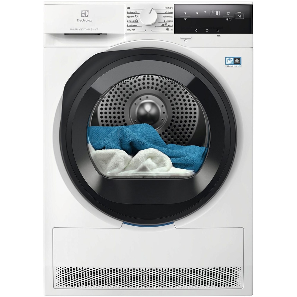 Uscator de rufe ELECTROLUX EW7D395UCE, Pompa de caldura, 9 kg, 12 programe, Clasa C, alb