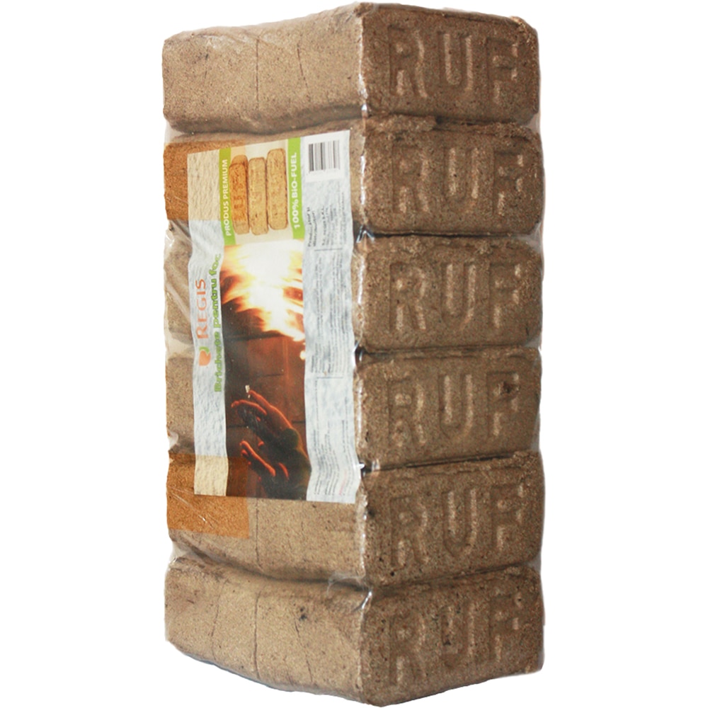 Brichete ecologice Ruf din rumegus de rasinoase, 12 buc