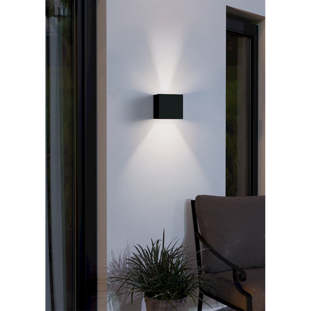 Aplica exterior EGLO Barcarola, LED, 4.5W, 4000K, IP44, negru