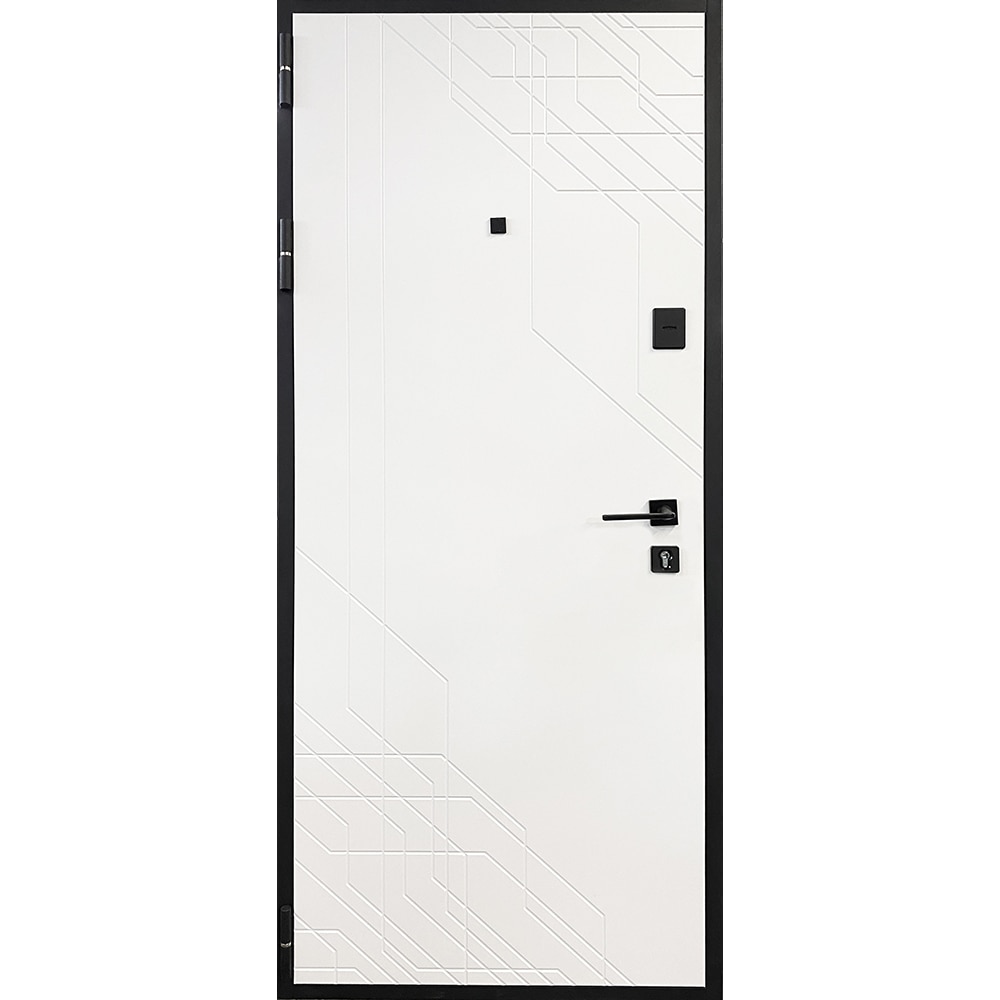 Usa exterior BELLA CASA BC220, fara geam, dreapta, metal, 77 x 194 cm, antracit-alb