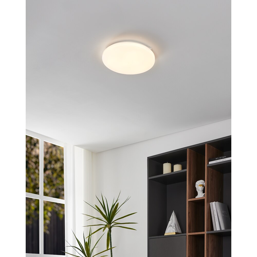 Plafoniera LED EGLO 75449, 15.5W, 1700lm, lumina calda, IP20, alb