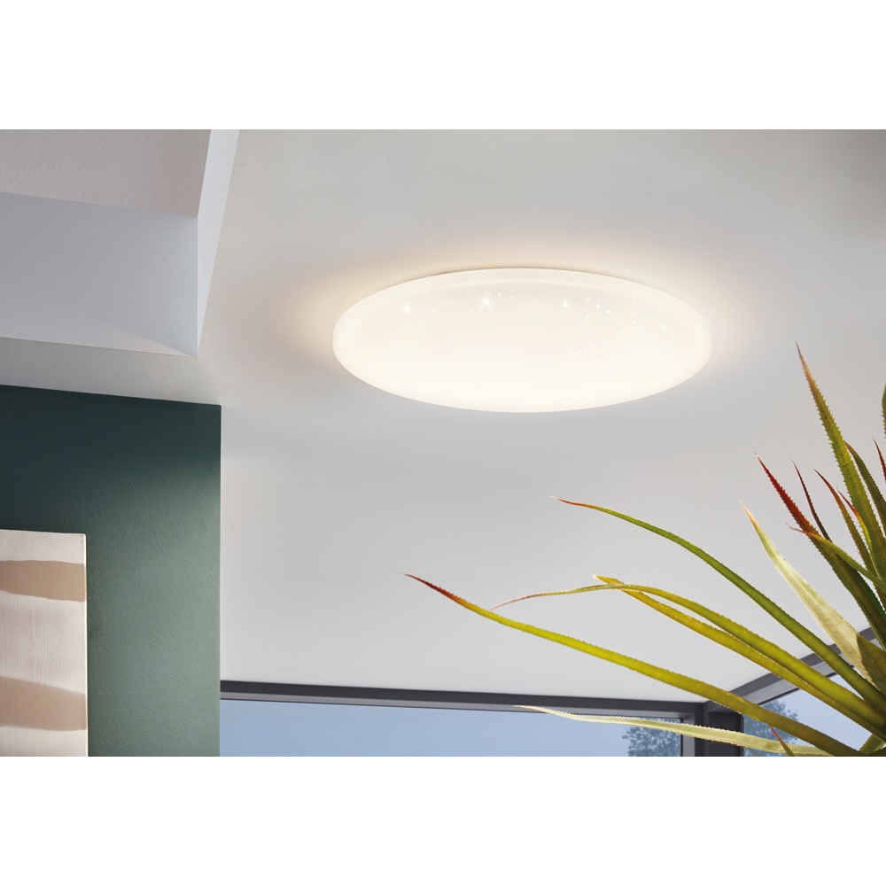 Plafoniera LED EGLO 75506, 34W, 5000lm, lumina neutra, IP20, alb