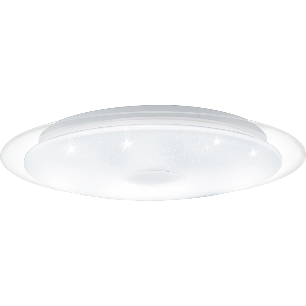 Plafoniera LED EGLO 75534, 18.8W, 2500lm, lumina calda, IP20, alb, crom