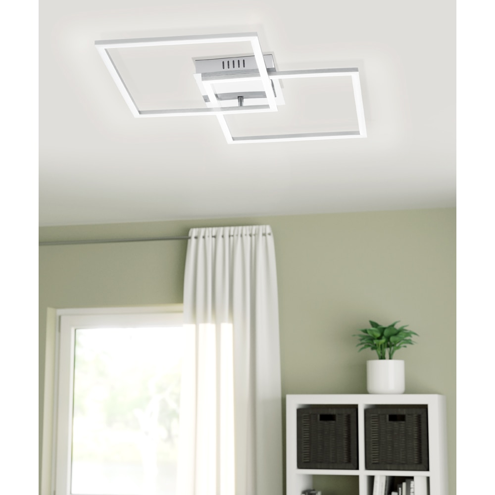 Plafoniera LED EGLO 75538, 28W, 3900lm, lumina variabila, IP20, alb