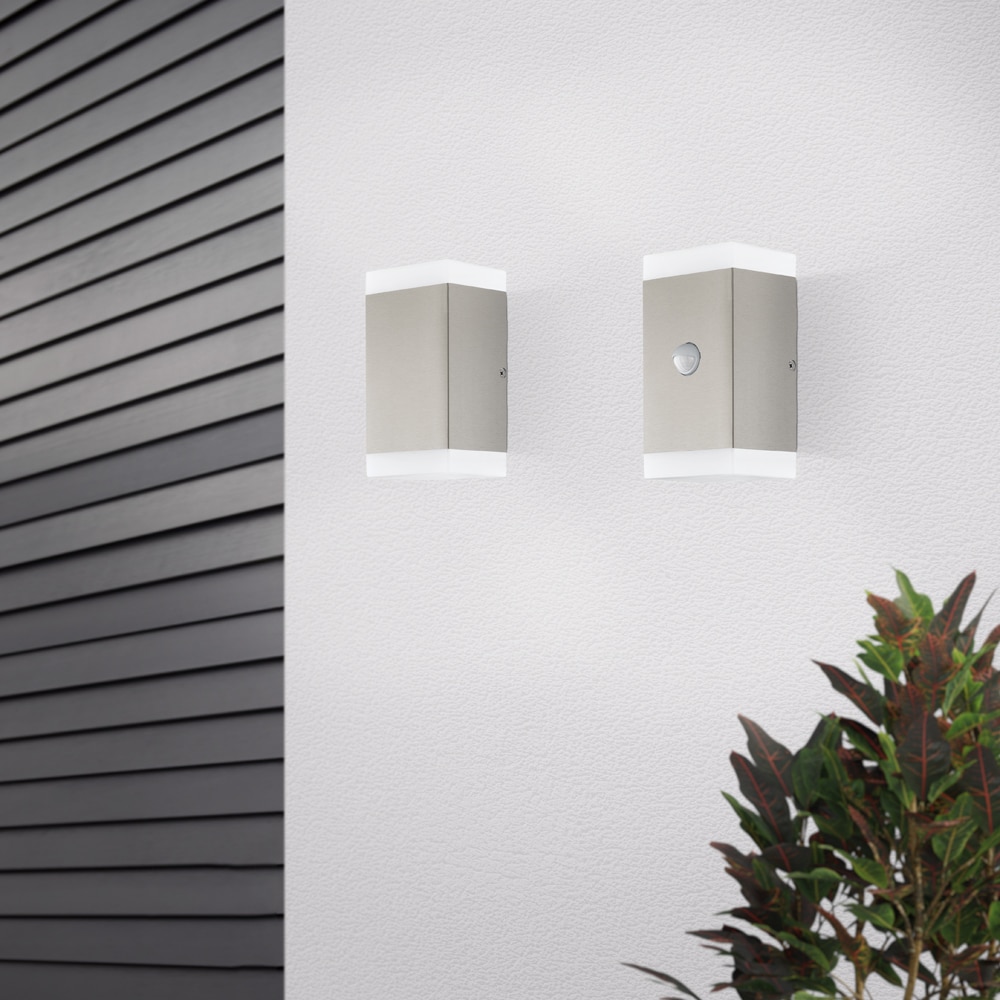 Aplica de exterior LED EGLO 75545, 2 x 4.6W, 800lm, lumina calda, IP44, alb