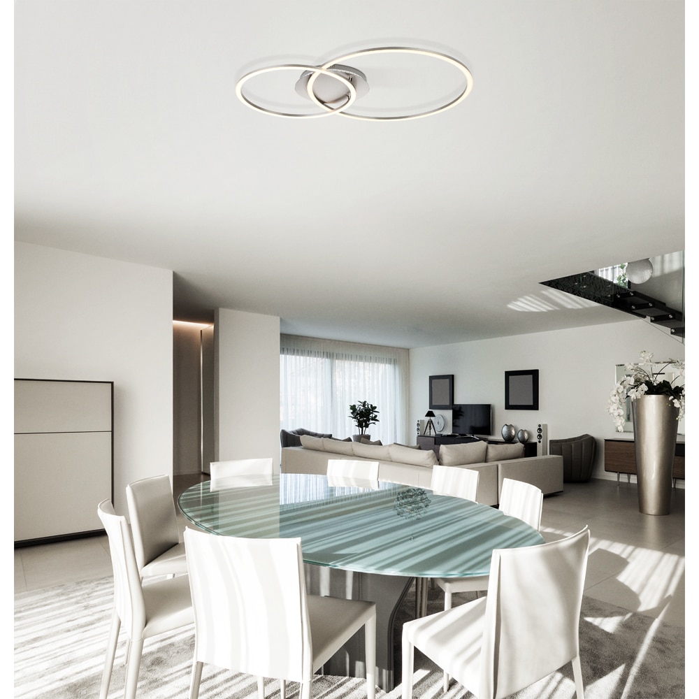 Plafoniera LED EGLO 75607, 12W, 1350lm, lumina variabila, IP20, alb