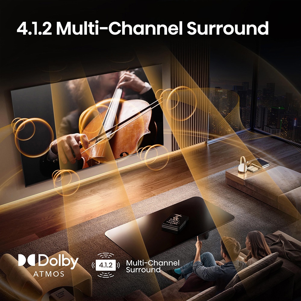 Televizor Mini-LED ULED  Smart HISENSE 75U8Q, Ultra HD 4K,189cm