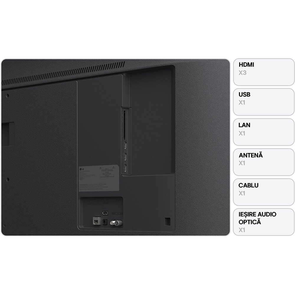 Televizor LED Smart LG 75UA75006LA, Ultra HD 4K, HDR, 189cm