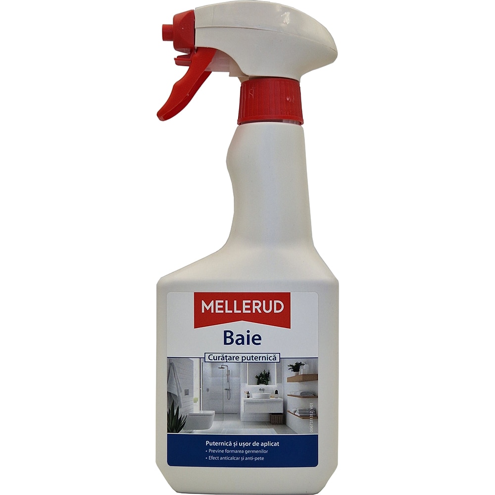 Solutie pentru curatara baii si obiectelor sanitare MELLERUD 760002, 500 ml