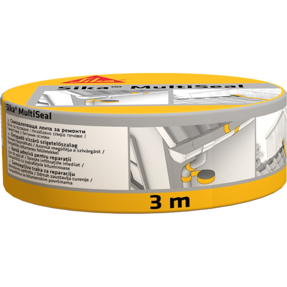 Banda bituminoasa SIKA, 3m x 50mm, aluminiu, teracota