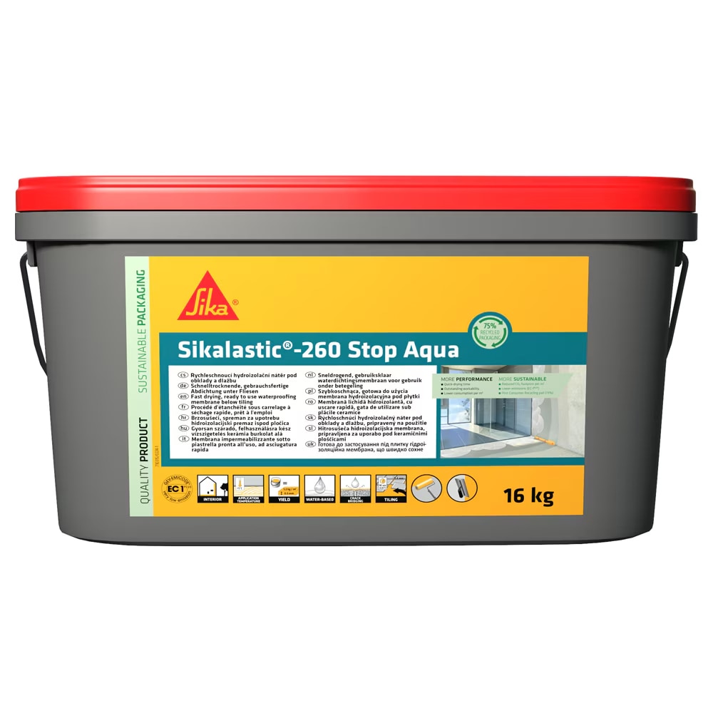 Hidroizolatie lichida Sikalastic 260 Stop Aqua, 16 Kg
