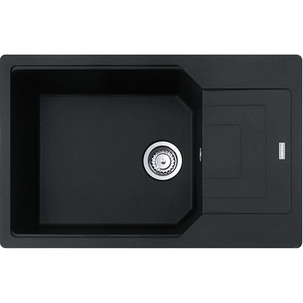 Chiuveta bucatarie FRANKE Urban UBG 611-78, 1 cuva, picurator reversibil, compozit granit, negru
