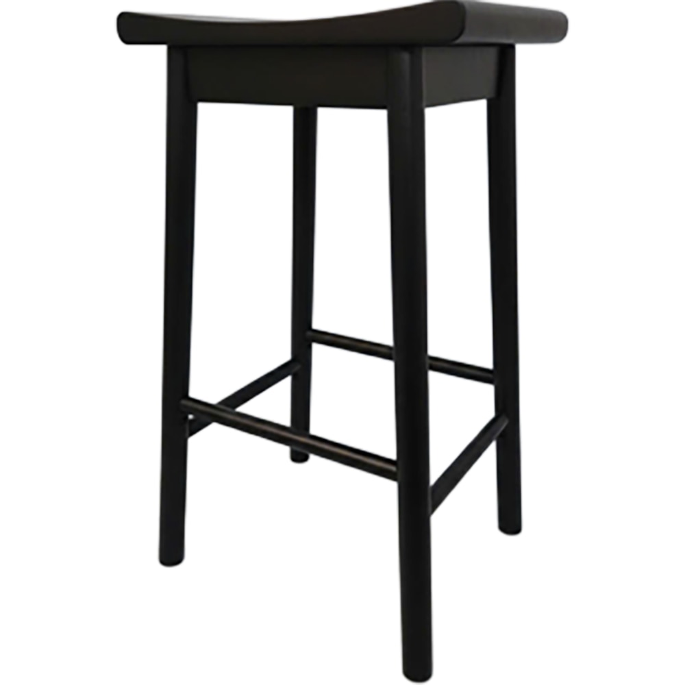 Scaun bar GOODHOME Karo, 42 x 37 x 67.5 cm, negru