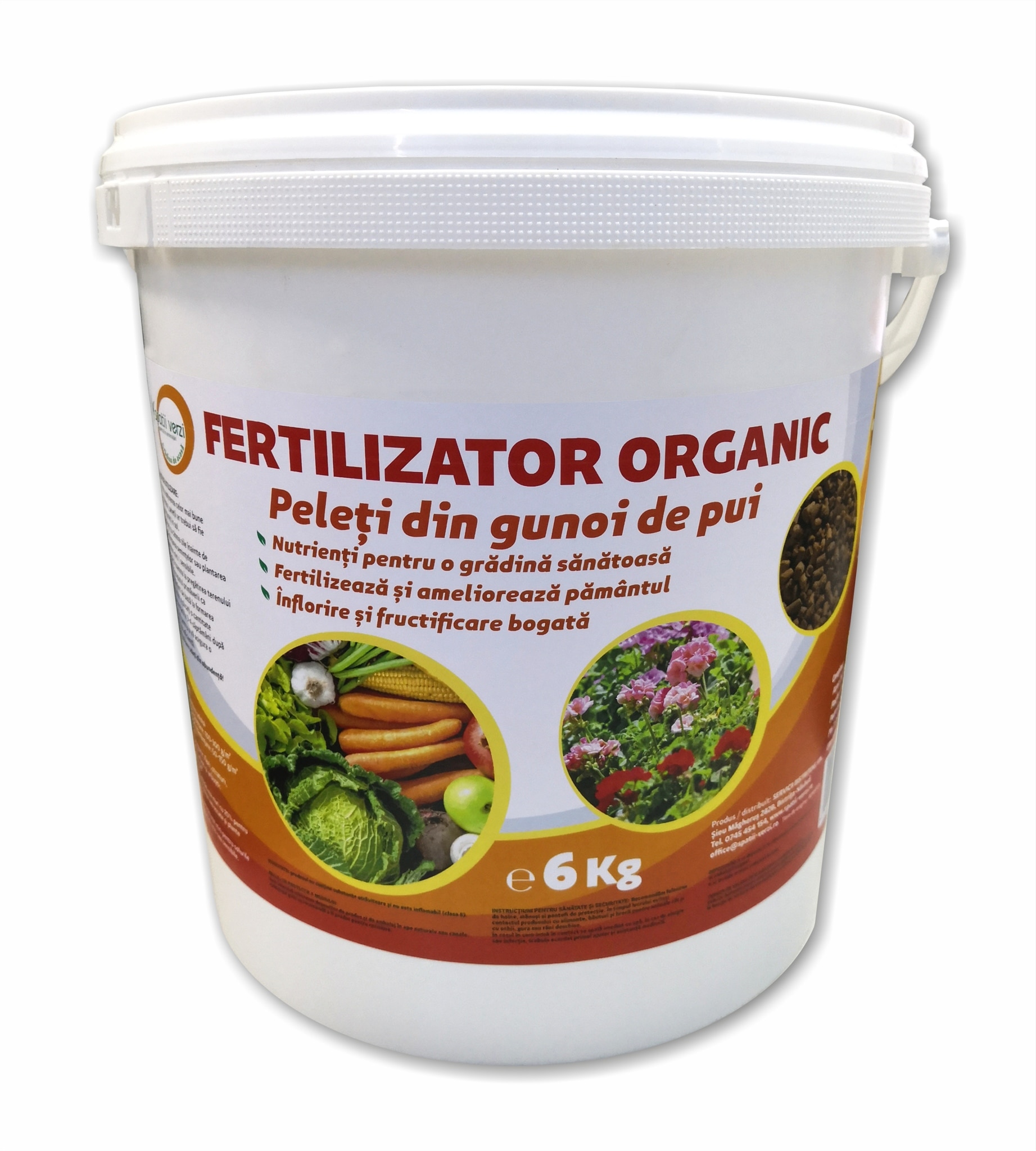 Fertilizant organic, 6 kg  Enviro