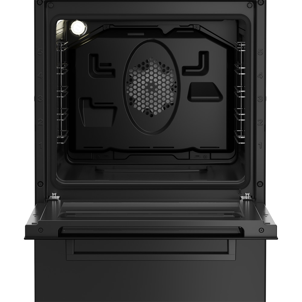 Aragaz BEKO FSM52330NAO, 4 arzatoare, Gaz + Electric, L 50 cm, Grill, antracit