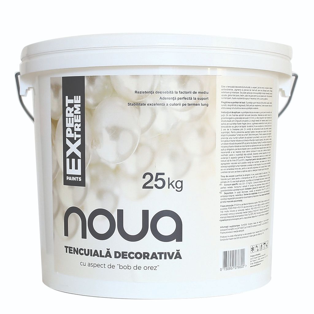 Tencuiala decorativa, siliconica, 25 kg, alb  Noua