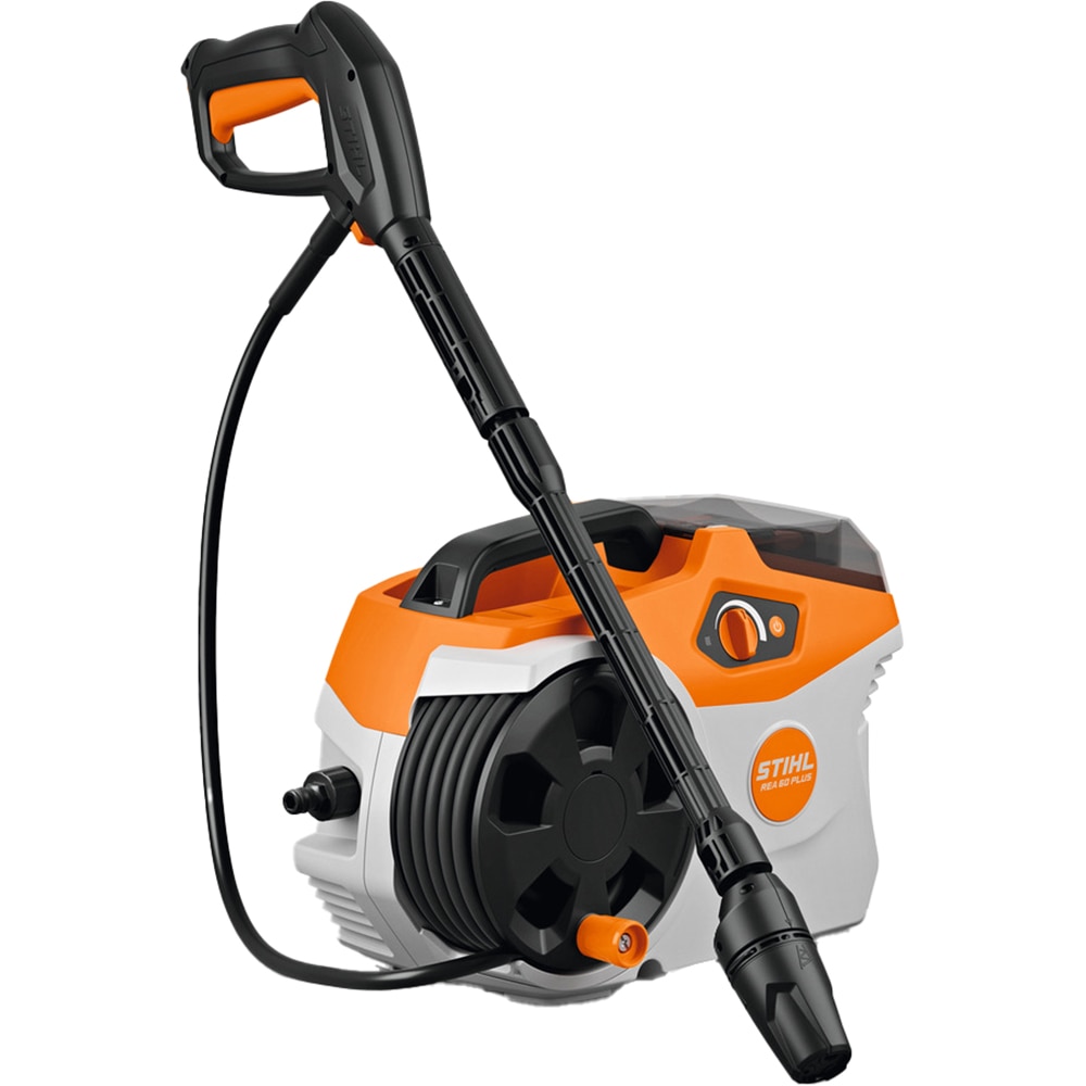 Aparat de spalat cu presiune pe acumulator STIHL REA 60.0 Plus, 36V, 130bar, 240-270l/h, portocaliu