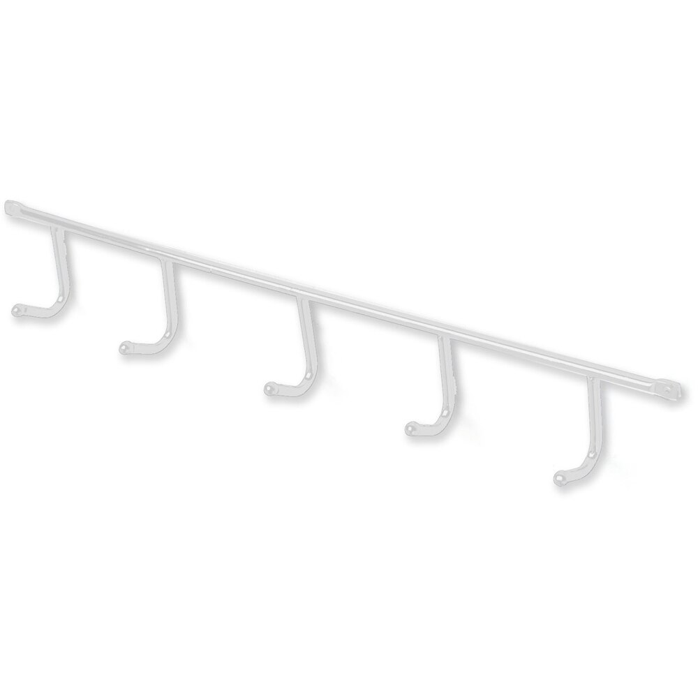 Cuier de perete REUNION INDUSTRIAL 7-C1030.5.17, 5 agatatoare, otel, alb