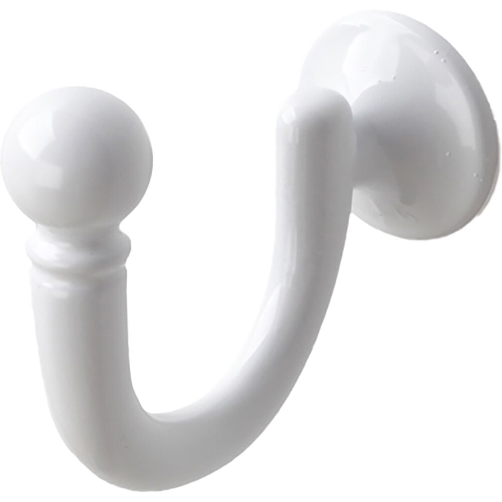 Cuier de perete REUNION INDUSTRIAL 7-C1035.01, 1 agatatoare, zamac, alb