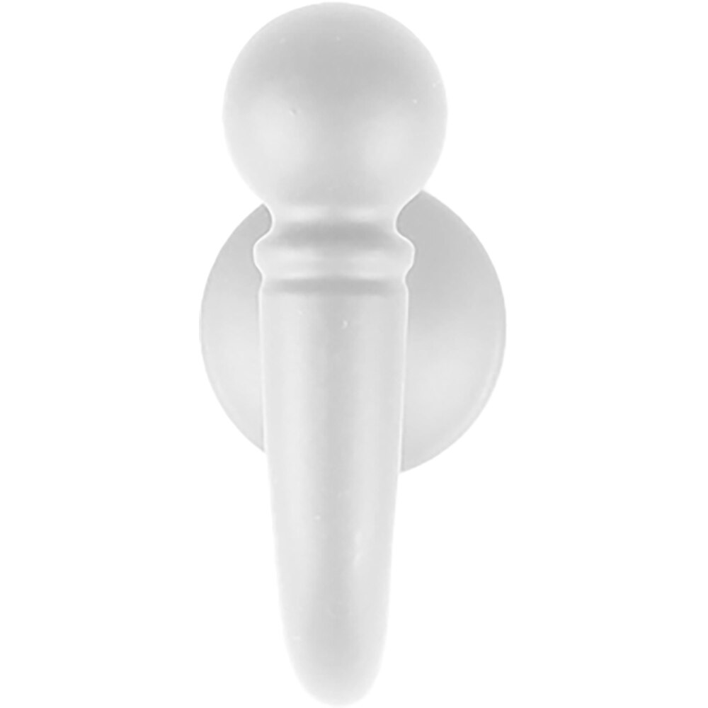 Cuier de perete REUNION INDUSTRIAL 7-C1035.01, 1 agatatoare, zamac, alb