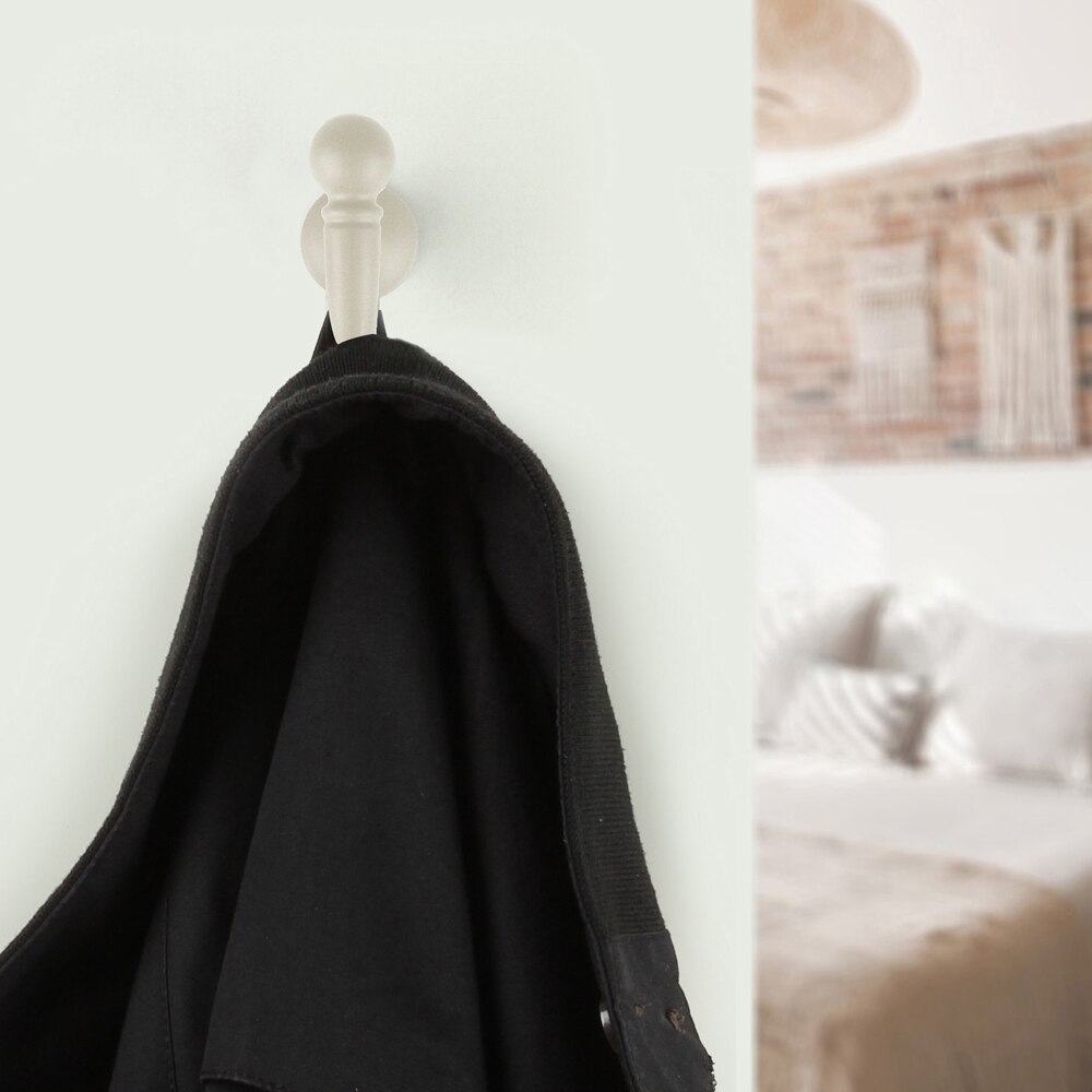 Cuier de perete REUNION INDUSTRIAL 7-C1035.614, 1 agatatoare, zamac, crem