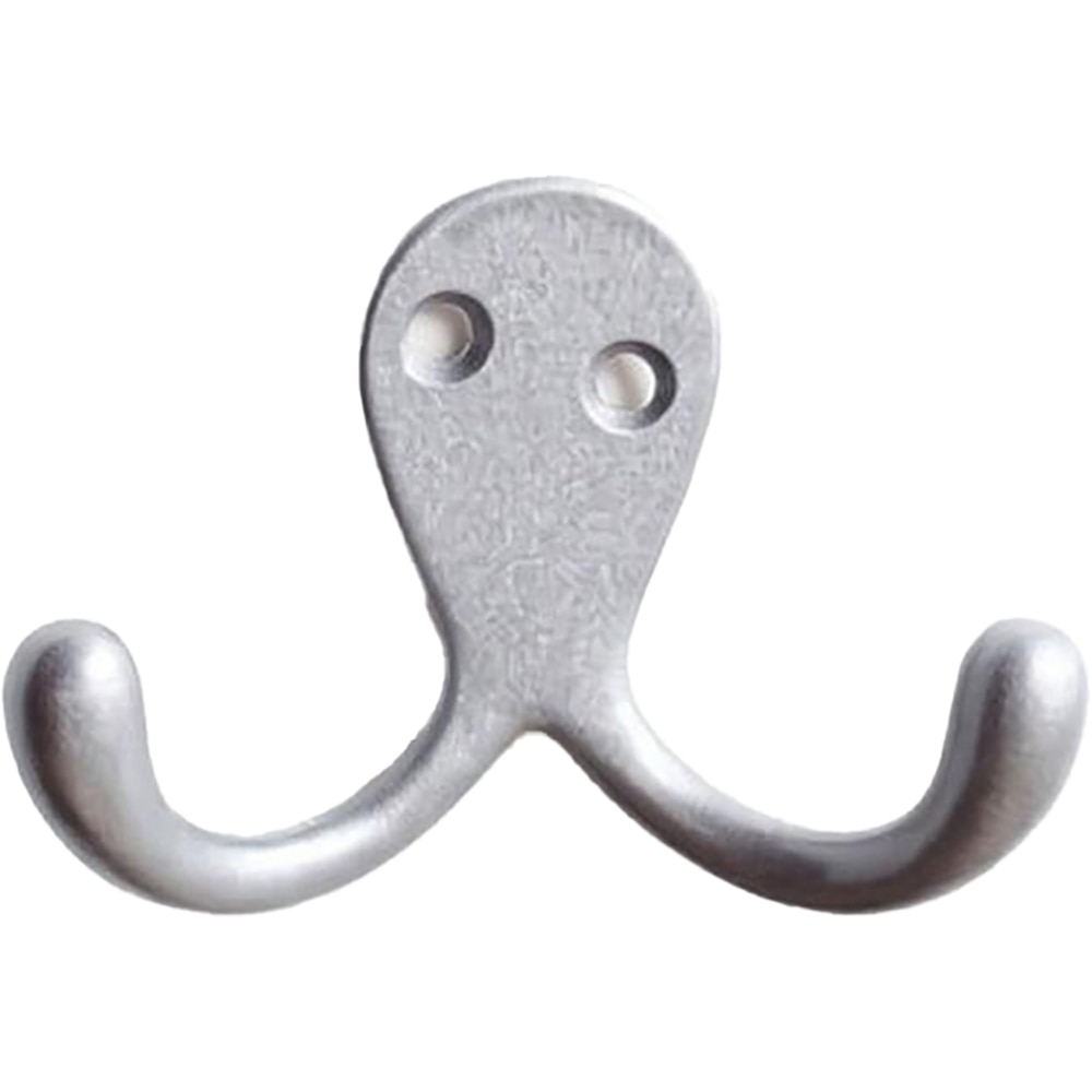 Cuier de perete REUNION INDUSTRIAL 7-C1040.38, 2 agatatoare, zamac, crom