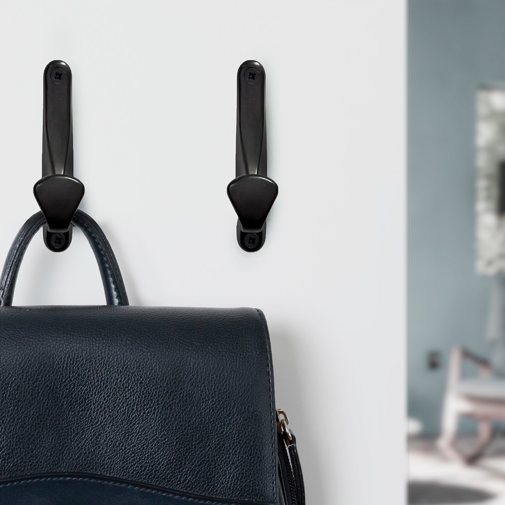 Cuier de perete REUNION INDUSTRIAL 7-C1046.03, 1 agatatoare, zamac, negru