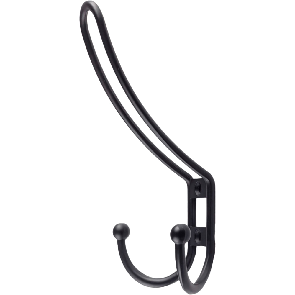 Cuier de perete REUNION INDUSTRIAL 7-C6804.18, 3 agatatoare, zamac, negru