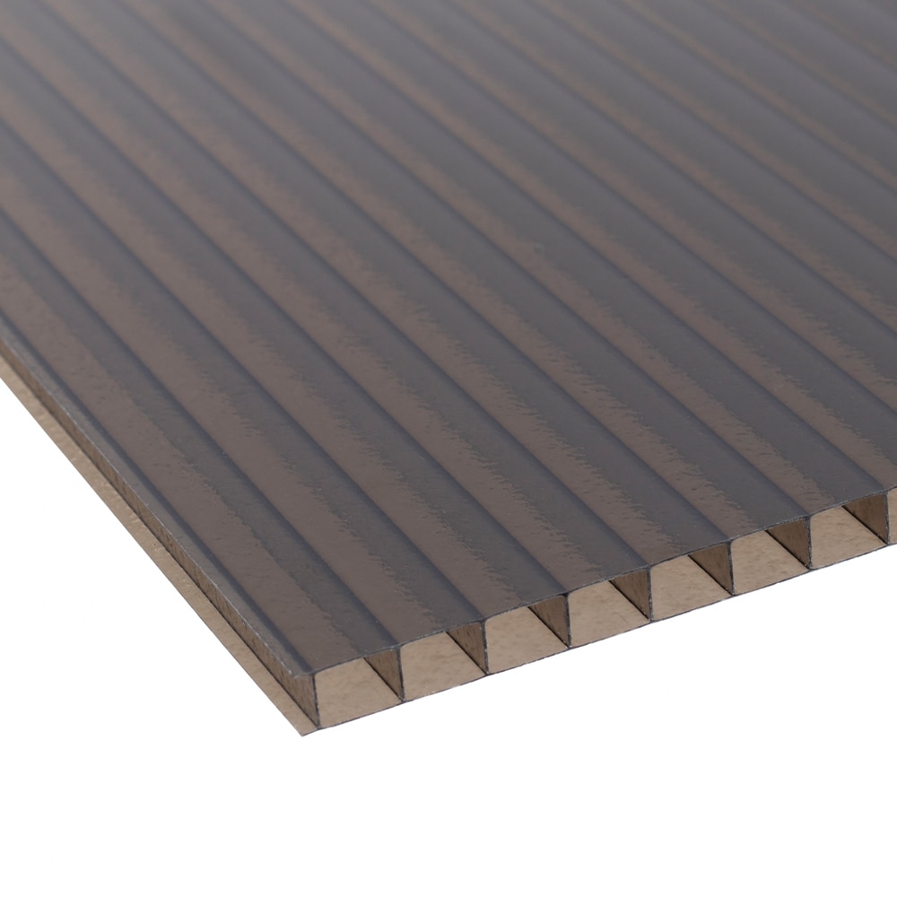 Policarbonat celular Carboplak, 6 x 2.1 m, 8 mm, bronz hammer glass