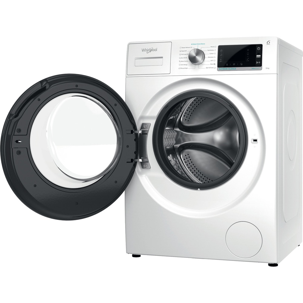 Masina de spalat rufe frontala WHIRLPOOL W6 W945WB EE, 9 kg, 1400rpm, Clasa B, alb