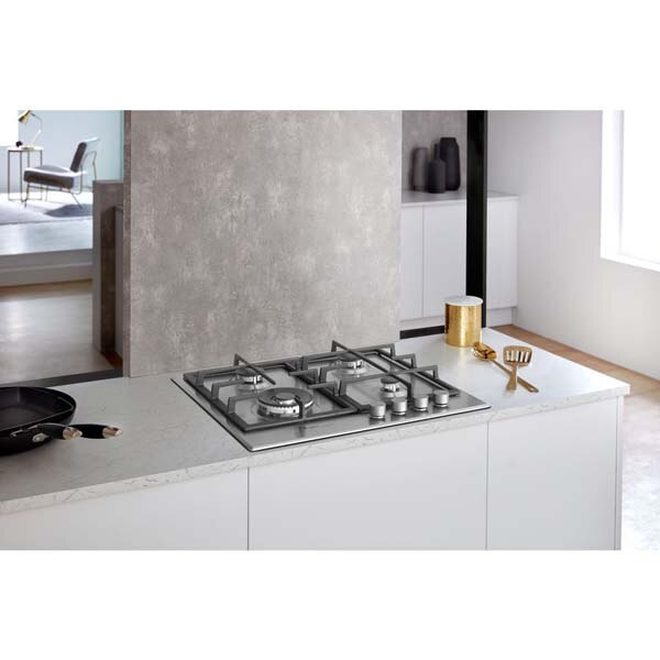 Plita incorporabila WHIRLPOOL GMA 6422/IX, Gaz, 4 arzatoare, Wok, inox