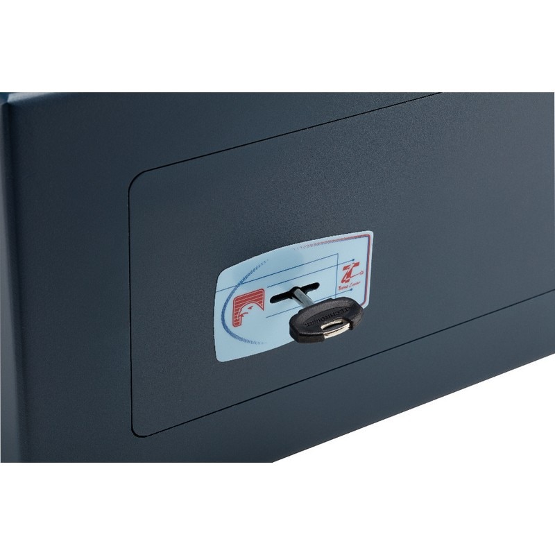 Seif birou TECHNOMAX, 13x22x12cm, negru