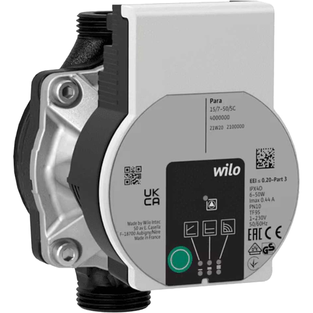 Pompa electronica de circulatie Giacomini, Wilo, 25-180/7, inaltime pompare 7 m H2O