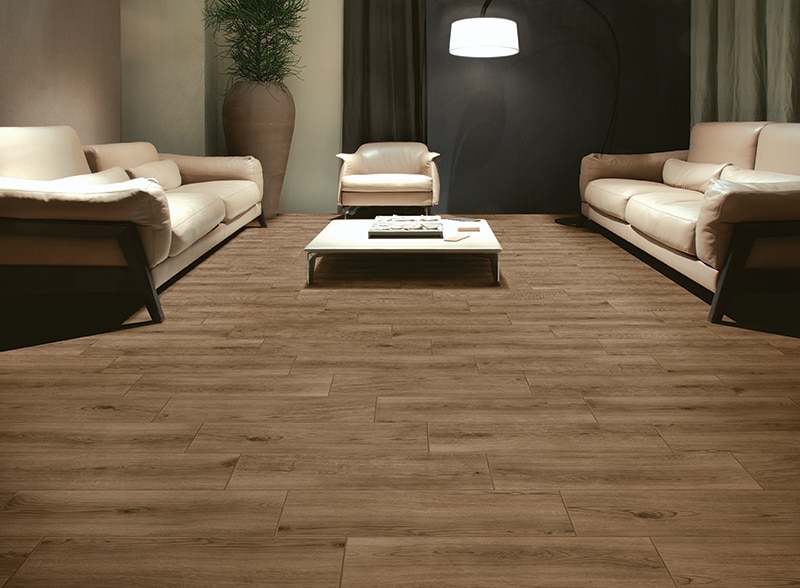 Gresie Interior, Maro, 60 x 15 cm, tip parchet, suprafata 1,62 mp  Classic Wood Noce