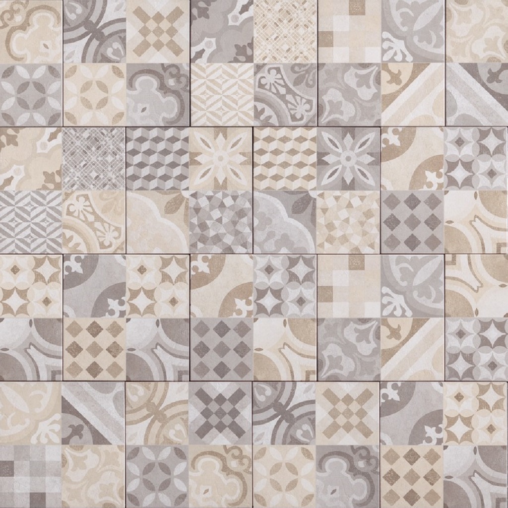 Gresie Interior, Gri, 34 x 34 cm, suprafata 1,62 mp  Cementina